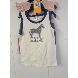 Baby Girls 3 Pc CARHARTT Outfit Size 2T NWT Short outfit